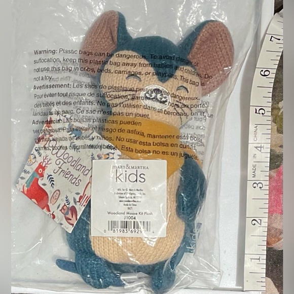 Mary & Martha Other - Mary & Martha Plush Mouse